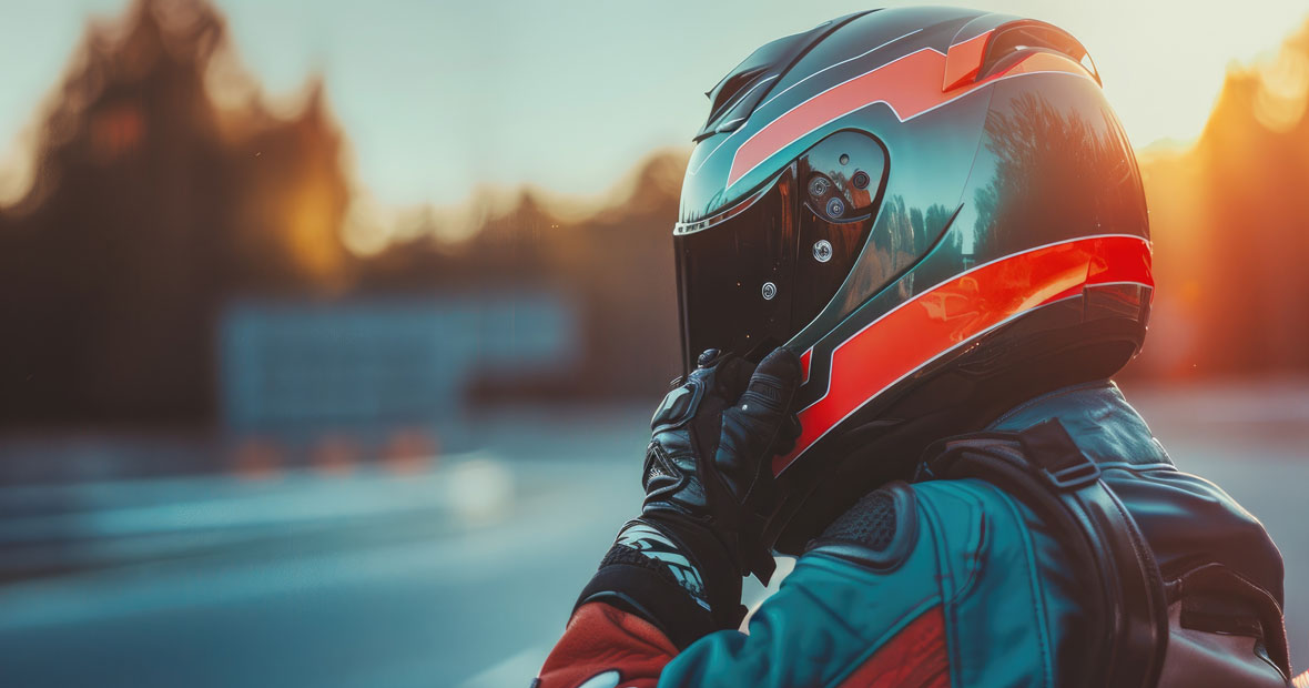 Casque de moto